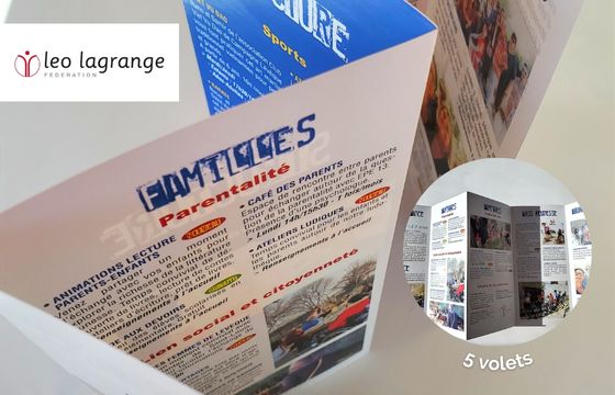 Dépliants Léo Lagrange